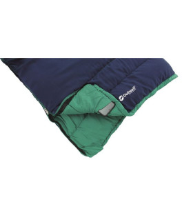 Outwell | Champ Kids Ocean Blue | Sleeping Bag | 150 x 70 cm | 2 way open, L-shape