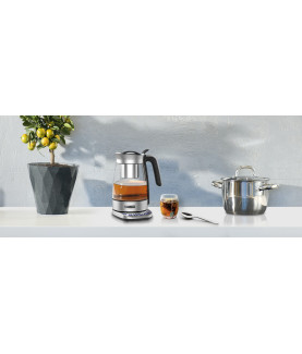 Muse MS-320T | Tea Kettle | 2200 W | 1.2 L | Stainless steel | 360 rotational base | Stainless steel/Black