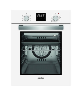 Simfer | Oven | 4207BERBB | 47 L | Multifunctional | Manual | Pop-up knobs | Width 45 cm | White