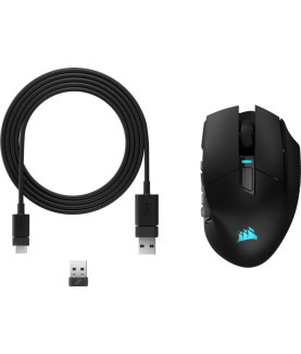 Corsair | Gaming Mouse | SCIMITAR ELITE RGB | Wireless Gaming Mouse | Optical | Gaming Mouse | Black | Yes