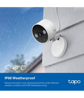 TP-LINK | Wi-Fi Home Security Camera | Tapo C120 | 24 month(s) | Compact | 4 MP | 3.17mm | IP66 | H.264 | MicroSD Up to 512 GB