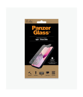 PanzerGlass | Clear Screen Protector | Apple | iPhone 13 Mini | Tempered glass | Antibacterial glass Resistant to scratches and