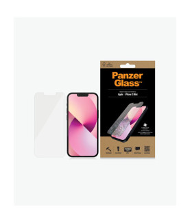 PanzerGlass | Clear Screen Protector | Apple | iPhone 13 Mini | Tempered glass | Antibacterial glass Resistant to scratches and