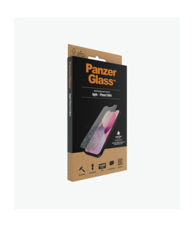 PanzerGlass | Clear Screen Protector | Apple | iPhone 13 Mini | Tempered glass | Antibacterial glass Resistant to scratches and