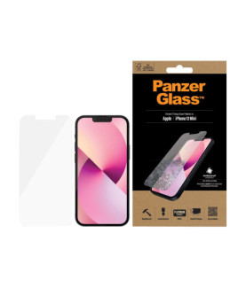 PanzerGlass | Clear Screen Protector | Apple | iPhone 13 Mini | Tempered glass | Antibacterial glass Resistant to scratches and