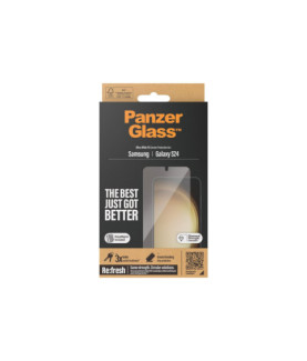 PanzerGlass | Screen protector | Samsung | Galaxy S24 | Polyethylene terephthalate (PET) | Transparent | Ultra-Wide Fit wA