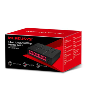 Mercusys | Switch | MS105G | Unmanaged | Desktop | Power supply type External