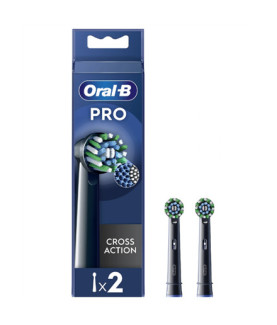 Oral-B | Replaceable toothbrush heads | EB50BRX-2 Cross Action Pro | Heads | For adults | Number of brush heads included 2 | Bl