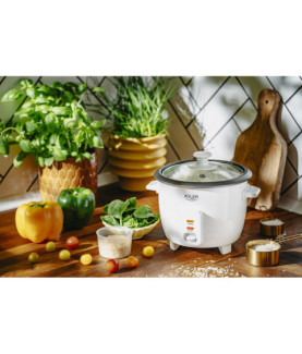 Adler Rice Cooker | AD 6418 | 300 W | 0.6 L | Number of programs 2 | White