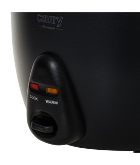 Camry Rice Cooker | CR 6419 | 400 W | 1 L | Number of programs 2 | Black