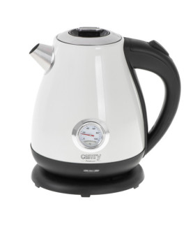 Camry | Kettle with a thermometer | CR 1344 | Electric | 2200 W | 1.7 L | Stainless steel | 360 rotational base | White