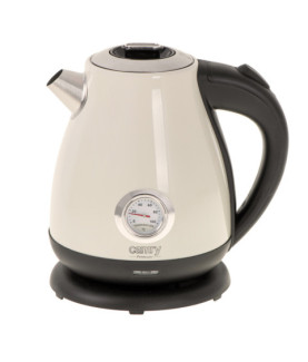 Camry | Kettle with a thermometer | CR 1344 | Electric | 2200 W | 1.7 L | Stainless steel | 360 rotational base | Cream