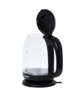 Mesko | Kettle | MS 1302b | Electric | 2200 W | 1.7 L | Glass | 360 rotational base | Black