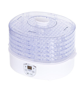 Camry | Food Dehydrator | CR 6659 | Power 240 W | Number of trays 5 | Temperature control | Integrated timer | White