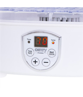 Camry | Food Dehydrator | CR 6659 | Power 240 W | Number of trays 5 | Temperature control | Integrated timer | White