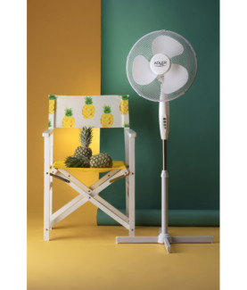 Adler | AD 7305 | Stand Fan | White | Diameter 40 cm | Number of speeds 3 | Oscillation | 45 W