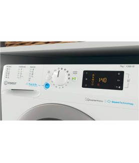 INDESIT | Washing machine | BWSE 71295X WSV EU | Energy efficiency class B | Front loading | Washing capacity 7 kg | 1200 RPM |