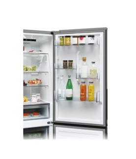 Candy Refrigerator | CNCQ2T618EX | Energy efficiency class E | Free standing | Combi | Height 185 cm | No Frost system | Fridge