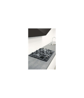 CATA | Hob | LCI 6031 B | Gas on glass | Number of burners/cooking zones 4 | Rotary knobs | Black