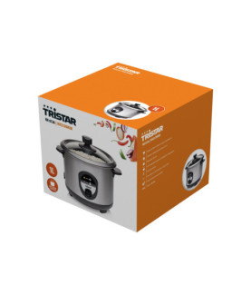 Tristar | Rice cooker | RK-6126 | 400 W | 1 L | Grey