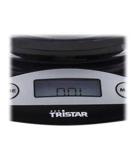 Tristar | Kitchen scale | KW-2430 | Maximum weight (capacity) 2 kg | Graduation 1 g | Display type LCD | Black