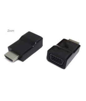 Gembird | HDMI to VGA adapter, single port | Black | HDMI | VGA