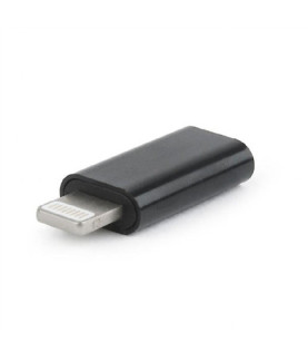 Gembird | USB Type-C adapter (CF/8pin M), Black