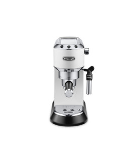 Delonghi | Dedica Pump Espresso | EC685W | Pump pressure 15 bar | Built-in milk frother | Semi-automatic | 1300 W | White