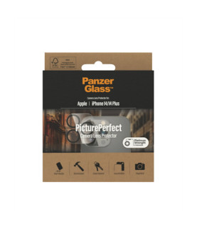 PanzerGlass | Camera Lens Protection | PicturePerfect | Apple | iPhone 14/14 Plus | Glass | Transparent