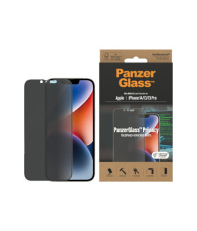 PanzerGlass | Screen protector | Apple | iPhone 14/13/13 Pro | Glass | Black | Ultra-Wide Fit | Privacy