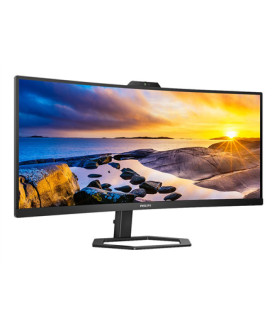 Philips | Monitor with Windows Hello Webcam | 34E1C5600HE/00 | 34 " | VA | 21:9 | 100 Hz | 4 ms | 3440 x 1440 pixels | 300 cd/m