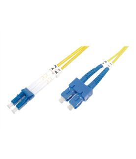 Digitus | Patch Cord | DK-2932-02 | Cable diameter 3 mm Cable type: I-VH 2E9/125 Fiber diameter: 09/125 Connector 1/2: LC/SM | 