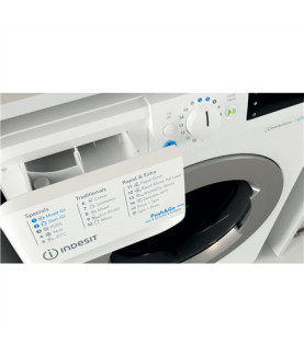 INDESIT | Washing machine with Dryer | BDE 76435 WSV EE | Energy efficiency class B/D | Front loading | Washing capacity 7 kg |