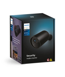 Philips Hue | Secure Battery Camera | Bullet | IP65 | Black