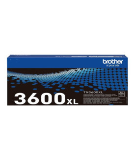 Brother TN-3600XL Genuine High Yield Toner Cartridge, Black | Brother Toner cartridge | Black