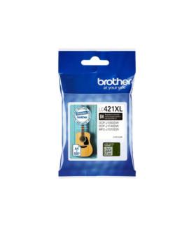 Brother LC421XLBK Ink Cartridge, Black | Brother Brother LC | LC421XLBK | Brother LC421XLBK - High Yield - black - original - i