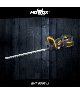 MoWox | 62V Excel Series Hand Held Battery Hedge Trimmer With Rotating Handle | EHT 6362 Li | Cordless