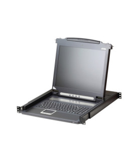 Aten | Single Rail LCD Console (PS/2-USB, VGA) | CL1000N