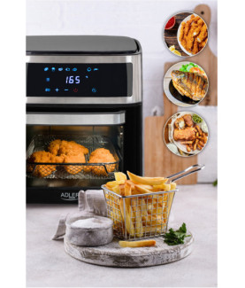 Adler | Airfryer Oven | AD 6309 | Power 1700 W | Capacity 13 L | Stainless steel/Black