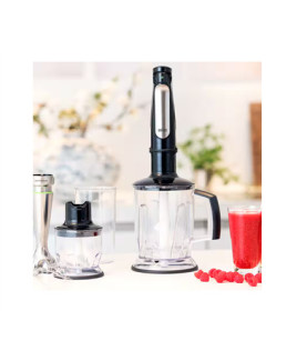 Braun | MultiQuick 7 Hand Blender | MQ 7045X | Hand Blender | 1000 W | Number of speeds 6 | Chopper | Black/Stainless steel