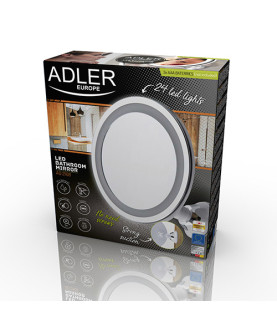 Adler | Bathroom Mirror | AD 2168 | 20 cm | LED mirror | White