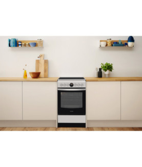 INDESIT | Cooker | IS5V8CHX/E | Hob type Vitroceramic | Oven type Electric | Stainless steel | Width 50 cm | Grilling | Electro