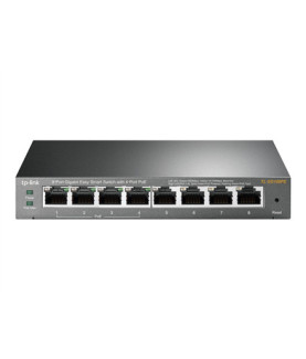 TP-LINK | Smart Switch | TL-SG108PE | Web Managed | Desktop | Gigabit Ethernet (copper) ports quantity 4 | PoE+ ports quantity 