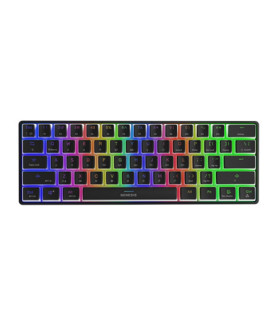 Genesis | THOR 660 RGB | Black | Mechanical Gaming Keyboard | Wireless | RGB LED light | US | Bluetooth | USB Type-C | 588 g | 