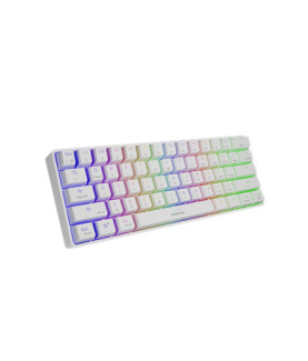 Genesis | THOR 660 RGB | White | Mechanical Gaming Keyboard | Wireless | RGB LED light | US | Bluetooth | USB Type-C | 588 g | 