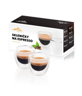 ETA | Espresso cups | ETA418193000 | For espresso coffee | 2 pc(s) | Dishwasher proof | Glass