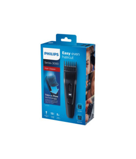 Philips | Hair Clipper | HC3510/15 Series 3000 | Corded | Number of length steps 13 | Step precise 2 mm | Black