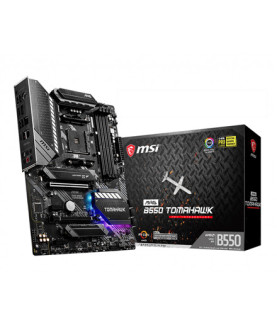 MSI | MAG B550 TOMAHAWK | Processor family AMD | Processor socket AM4 | DDR4 | Memory slots 4 | Chipset AMD B | ATX