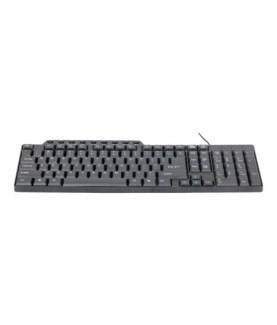 Gembird | KB-UM-104 Compact multimedia keyboard | Multimedia | Wired | US | Black | USB | 420 g