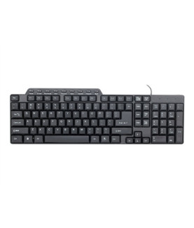 Gembird | KB-UM-104 Compact multimedia keyboard | Multimedia | Wired | US | Black | USB | 420 g